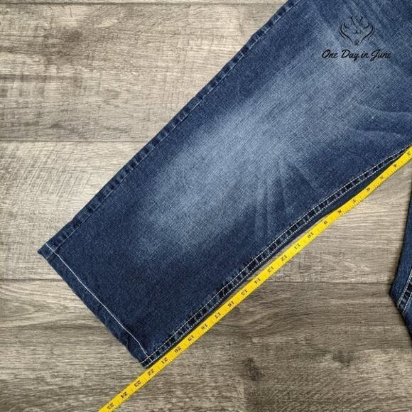 Tk Axel Slim Boot Jeans Size W36 L24 - Picture 4 of 5